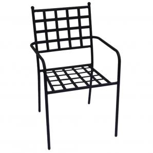 4 Silla con brazos interior, exterior antracita DOKOS garbar - 4 unidades