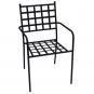 4 Silla con brazos interior, exterior antracita DOKOS garbar - 4 unidades