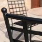 4 Silla con brazos interior, exterior antracita DOKOS garbar - 4 unidades