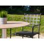 4 Silla con brazos interior, exterior antracita DOKOS garbar - 4 unidades