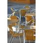 16 Silla con brazos interior, exterior arena EDGE garbar - 16 unidades