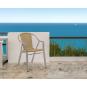 16 Silla con brazos interior, exterior arena EDGE garbar - 16 unidades