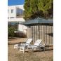 Parasol exterior 300x300 gris oscuro I1 garbar