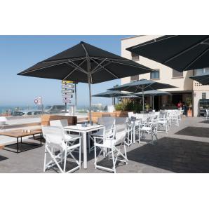 Parasol exterior 300x300 gris oscuro I1 garbar