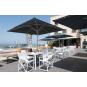 Parasol exterior 300x300 gris oscuro I1 garbar