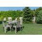 40 Silla interior, exterior blanco IRIS garbar - 40 unidades