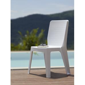 40 Silla interior, exterior blanco IRIS garbar - 40 unidades