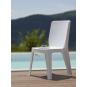 40 Silla interior, exterior blanco IRIS garbar - 40 unidades