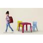 4 Silla infantil interior, exterior fucsia JAN garbar - 4 unidades