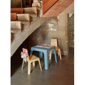 4 Silla reciclada interior, exterior azul aire JULIETA ECO garbar - 4 unidades