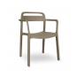 Silla con brazos interior, exterior arena JUNE garbar