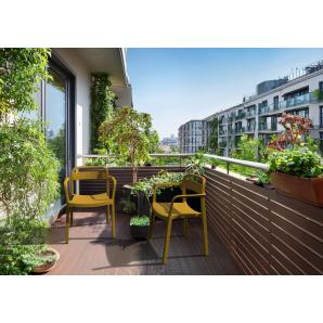 Silla con brazos interior, exterior arena JUNE garbar