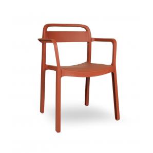 Silla con brazos interior, exterior greda JUNE garbar
