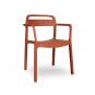 Silla con brazos interior, exterior greda JUNE garbar
