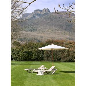 Parasol exterior Ø300 blanco MADEIRA garbar