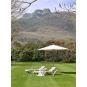 Parasol exterior Ø300 blanco MADEIRA garbar