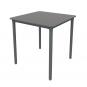 Mesa cuadrada interior, exterior 70x70 gris oscuro MARSELLA garbar