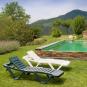 2 Tumbona exterior blanco MASTER garbar - 2 unidades