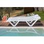 2 Tumbona exterior blanco MASTER garbar - 2 unidades