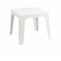 5 Mesa auxiliar interior, exterior 60x60 blanco MONACO garbar - 5 unidades