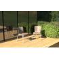 4 Silla interior, exterior chocolate MOON garbar - 4 unidades