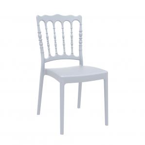 4 Silla interior, exterior gris NAPOLEON garbar - 4 unidades