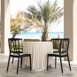 4 Silla interior, exterior gris NAPOLEON garbar - 4 unidades