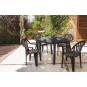 Mesa oval interior, exterior 140x90 blanco OLOT garbar