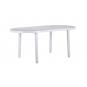 Mesa oval interior, exterior 180x90 blanco OLOT garbar