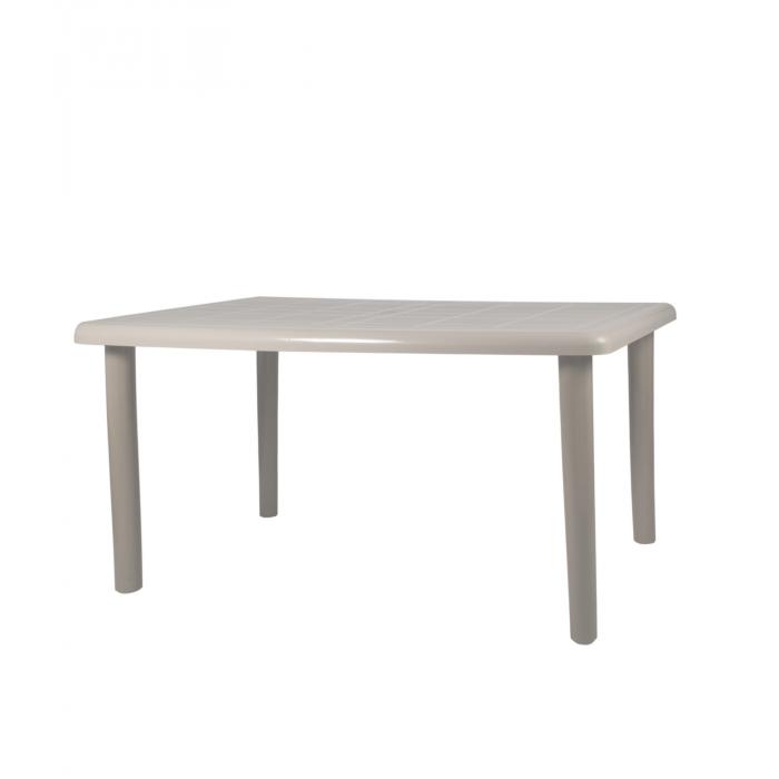 Mesa oval reciclada interior, exterior 140x90 arena desierto OLOT garbar