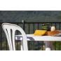 Mesa oval reciclada interior, exterior 140x90 arena desierto OLOT garbar
