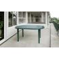 Mesa oval reciclada interior, exterior 140x90 arena desierto OLOT garbar