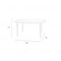 Mesa oval reciclada interior, exterior 140x90 gris volcánico OLOT garbar