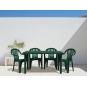 Mesa rectangular interior, exterior 140x90 blanco OLOT garbar