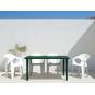 Mesa rectangular interior, exterior 140x90 blanco OLOT garbar