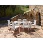 Mesa rectangular interior, exterior 180x90 blanco OLOT garbar