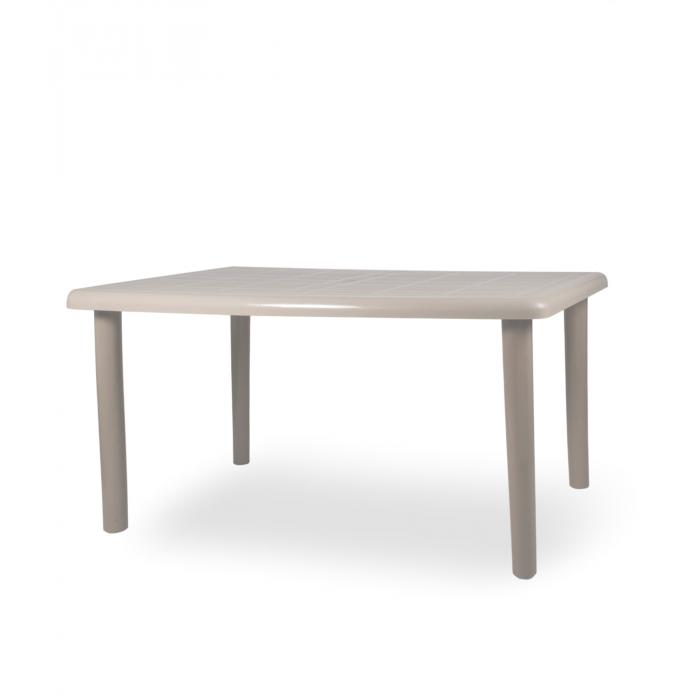 Mesa rectangular reciclada interior, exterior 140x90 arena desierto OLOT garbar