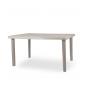 Mesa rectangular reciclada interior, exterior 140x90 arena desierto OLOT garbar