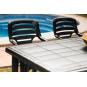 Mesa rectangular reciclada interior, exterior 140x90 arena desierto OLOT garbar
