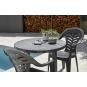 Mesa redonda interior, exterior Ø86 blanco OLOT garbar