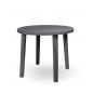 Mesa redonda reciclada interior, exterior Ø86 gris volcánico OLOT garbar