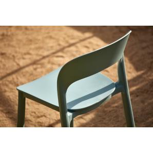 4 Silla reciclada interior, exterior verde agua ONA ECO garbar - 4 unidades