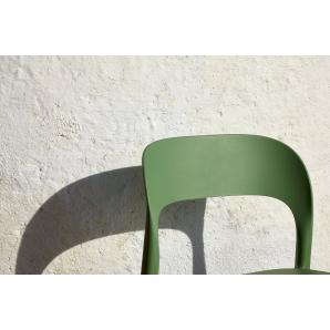 4 Silla reciclada interior, exterior verde agua ONA ECO garbar - 4 unidades
