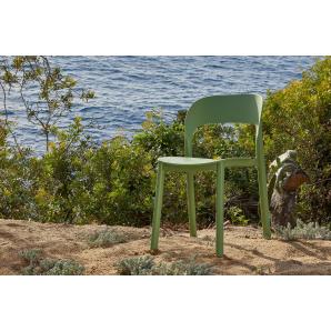 4 Silla reciclada interior, exterior verde agua ONA ECO garbar - 4 unidades