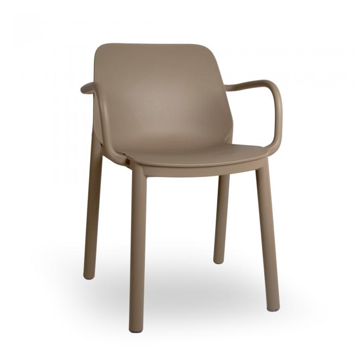 4 Silla con brazos interior, exterior arena ONE garbar - 4 unidades