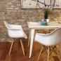 4 Silla con brazos interior café OSLO garbar - 4 unidades