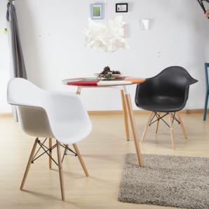 4 Silla con brazos interior café OSLO garbar - 4 unidades
