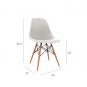 4 Silla interior gris OSLO garbar - 4 unidades