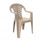 30 Silla con brazos reciclada interior, exterior arena desierto PALMA garbar - 30 unidades