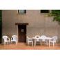 30 Silla con brazos reciclada interior, exterior arena desierto PALMA garbar - 30 unidades